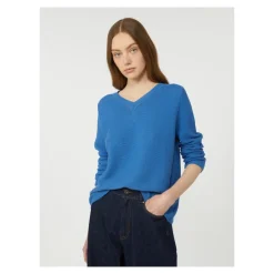 Wkdago Boxy Cotton Jumper