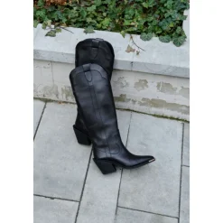 Wysokie Czarne Kowbojki