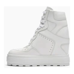 Wysokie Skórzane Sneakersy