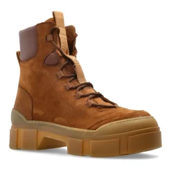 Zamszowe buty za kostkę