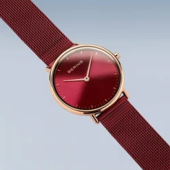 Zegarek Damski Ultra Slim 29 mm Bransoleta Siatkowa 15729-363