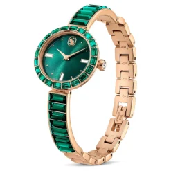 Zegarek Unisex Matrix Bangle 25 mm Zielony/Szampańsko‑Złoty 5690808