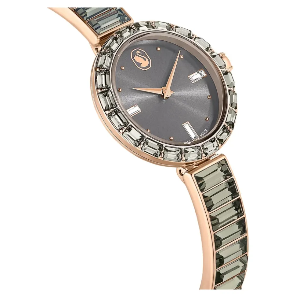 Zegarek Unisex Matrix Bransoletka 25 mm Różowe złoto & Szary 5679887